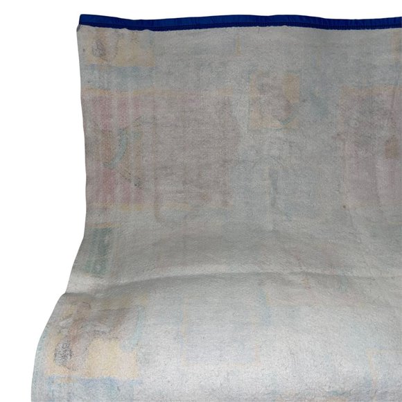 Rare Scooby-Doo Posing Vintage 1980's 80's Cartoon Throw Blanket 59 X 41 - Picture 7 of 11